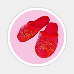 00s Slippers Magnet